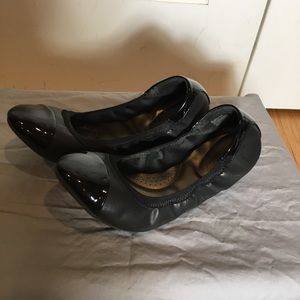 Dexflex Comfort Black Ballet Flats Round Toe